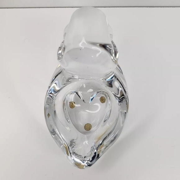 Art Vannes France Clear Crystal Duckling Trinket Holder Earrings Rings 4.5x4.5x3 - Picture 5 of 10